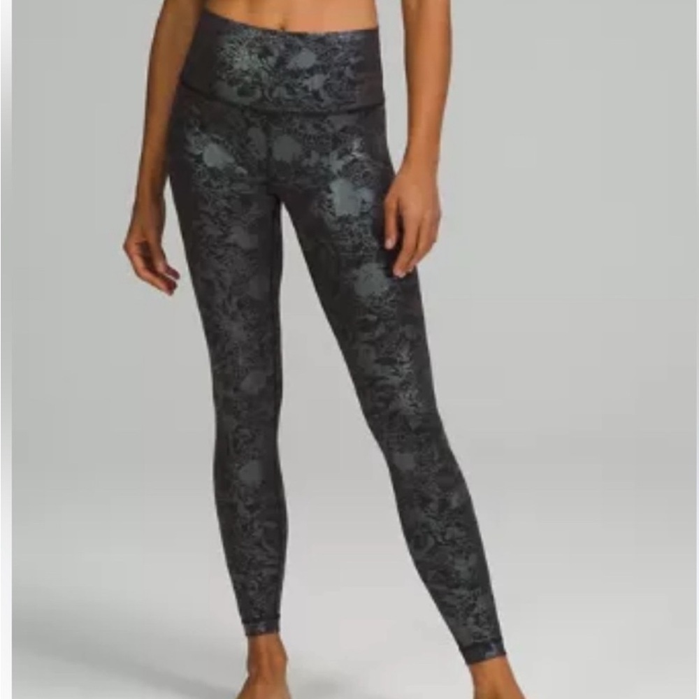Lululemon Wunder Under HR Tight 25” Shine size 4